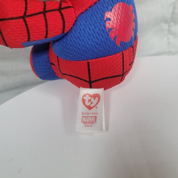 Ty Beanie Babies Marvel Spider Man Plush Stuffed Animal 6" - Picture 4 of 5